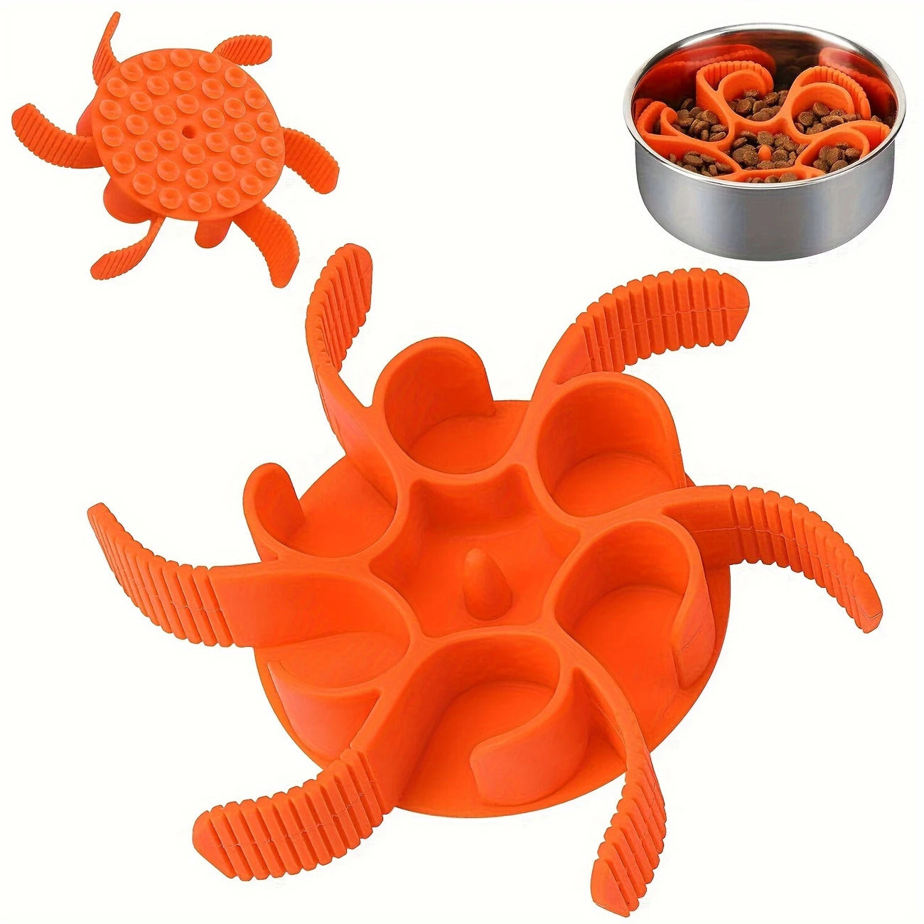 Octopus Plug In Slow Feeder